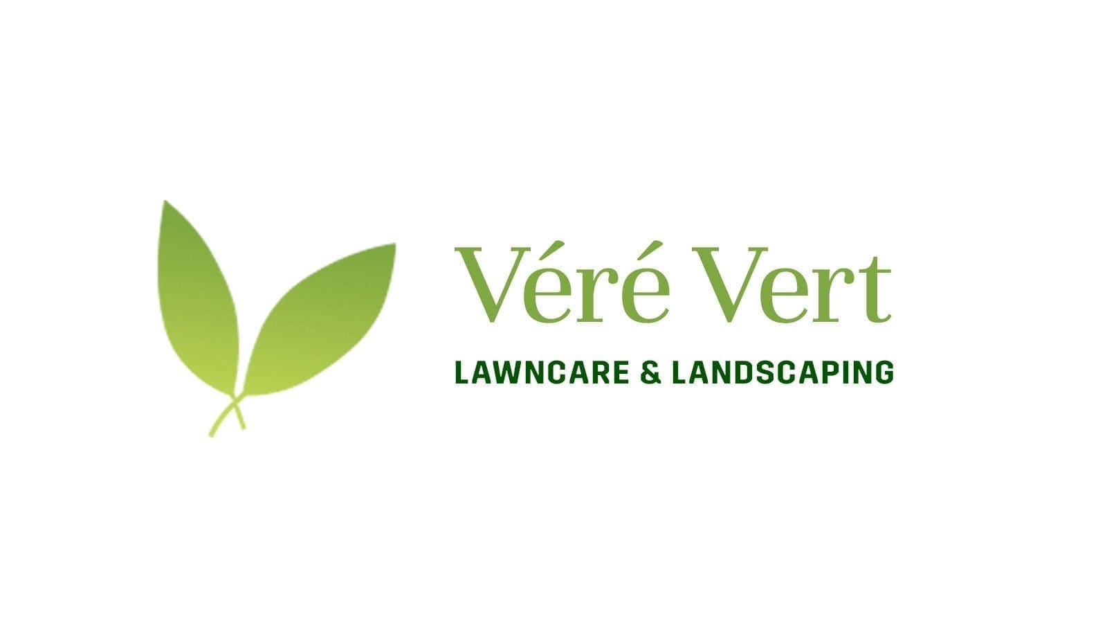 VereVert Lawncare and Landscaping Logo Design